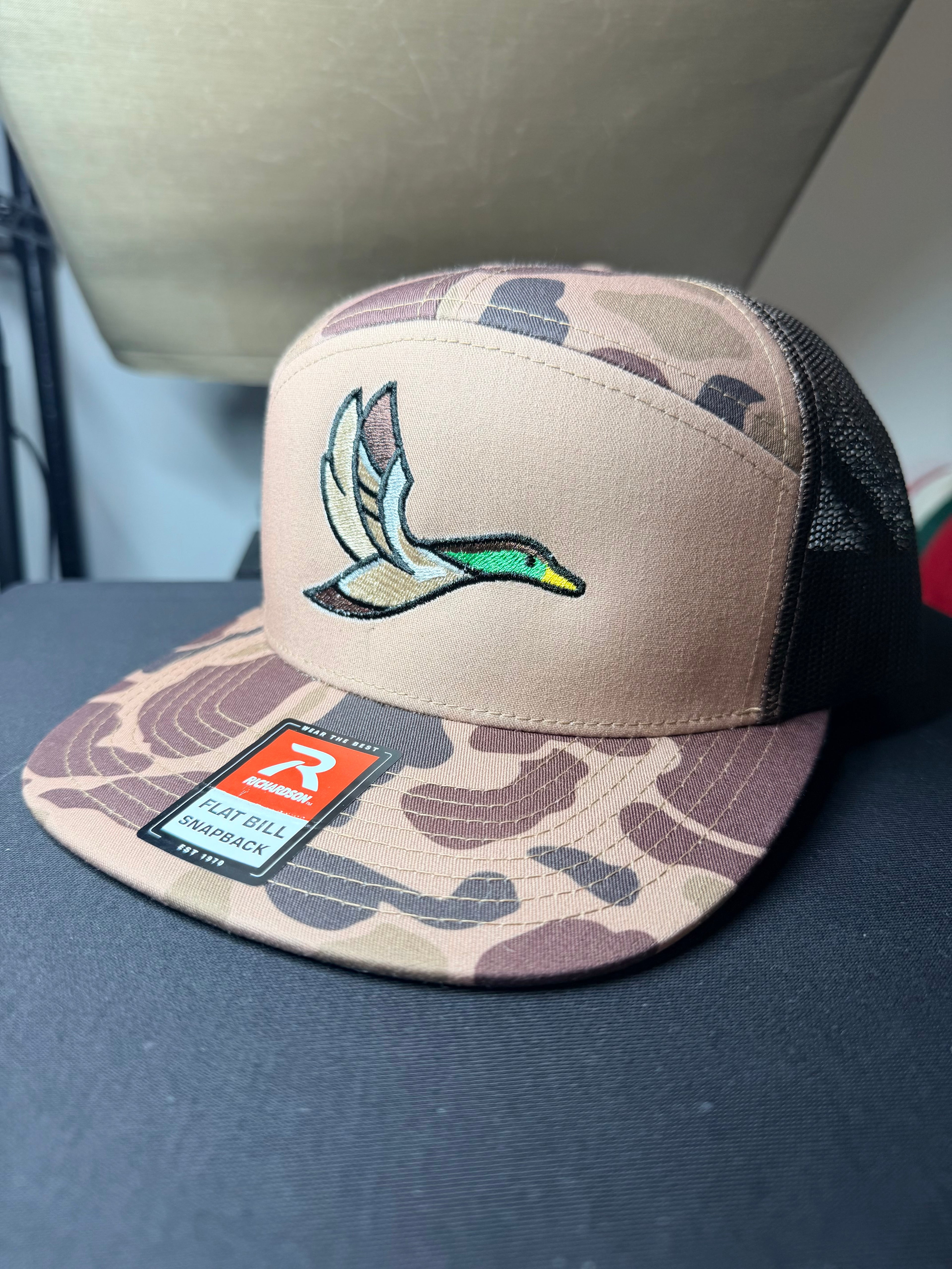 Simple Mallard Embroidered Richardson Hat