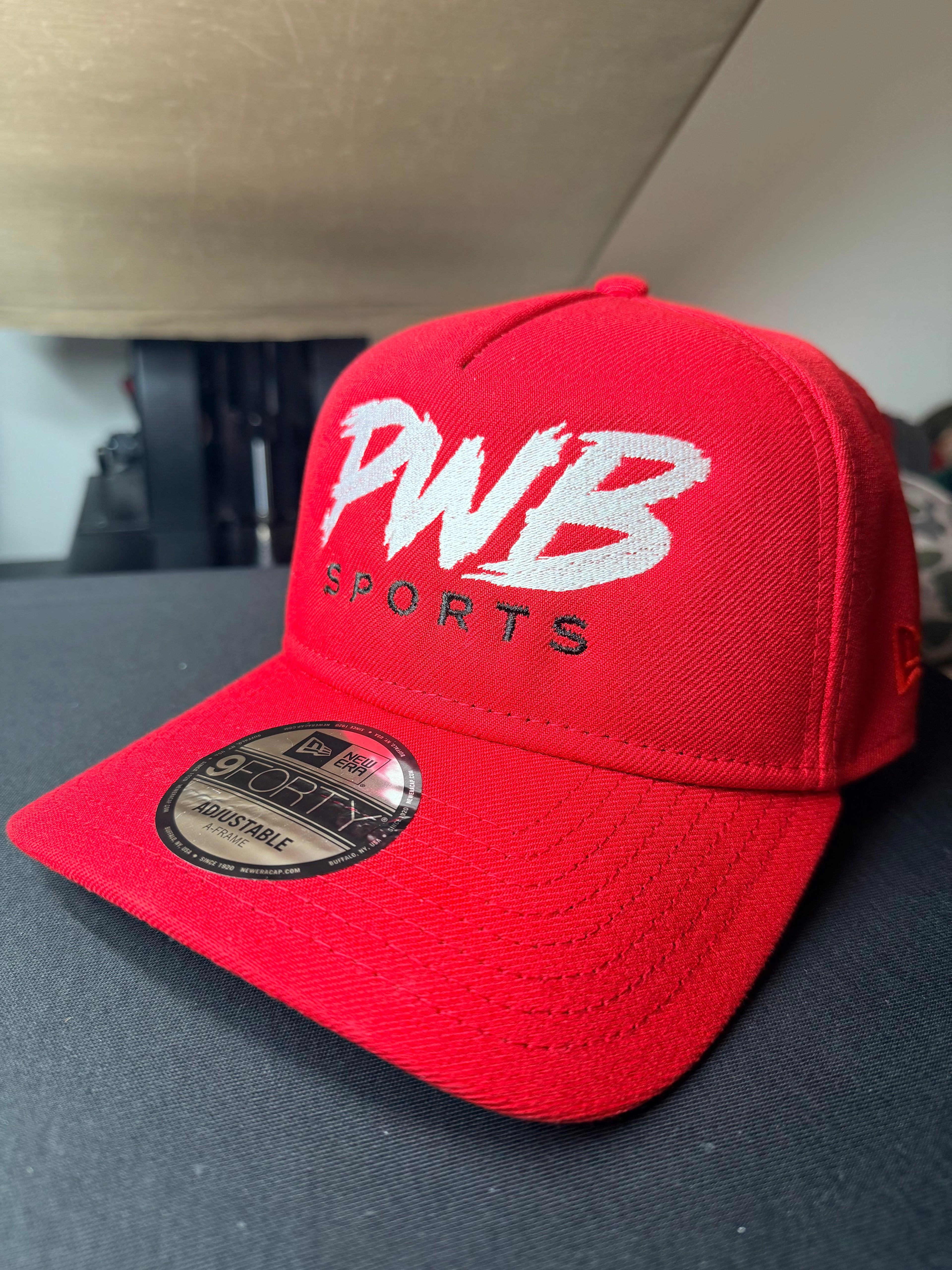 PWB Sports Embroidered New Era 9FORTY Adjustable Hat