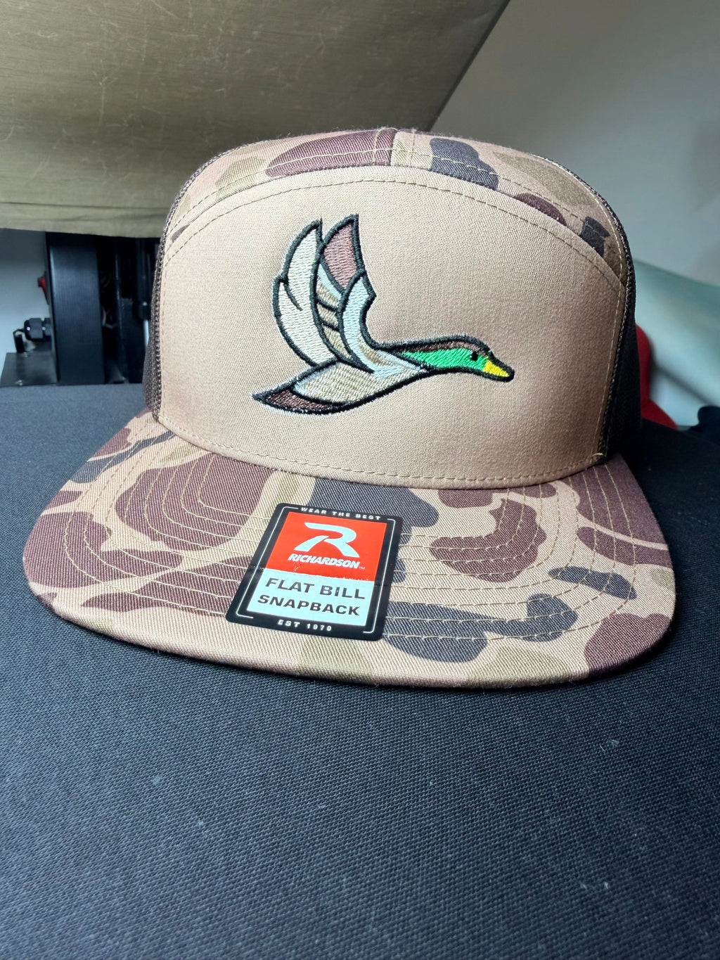 Simple Mallard Embroidered Richardson Hat