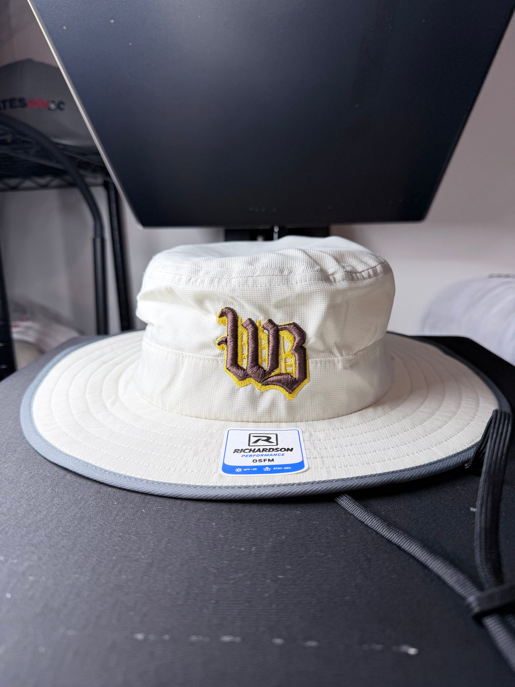 Old English WB Embroidered Richardson Bucket Hat
