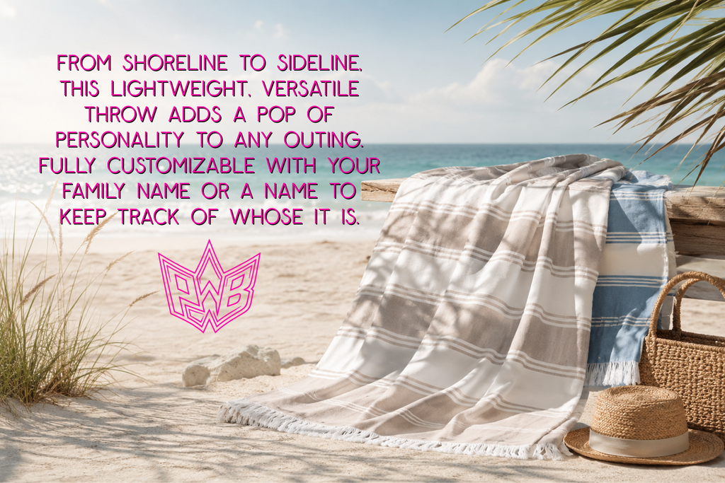 Fully Customizable Beach Throw
