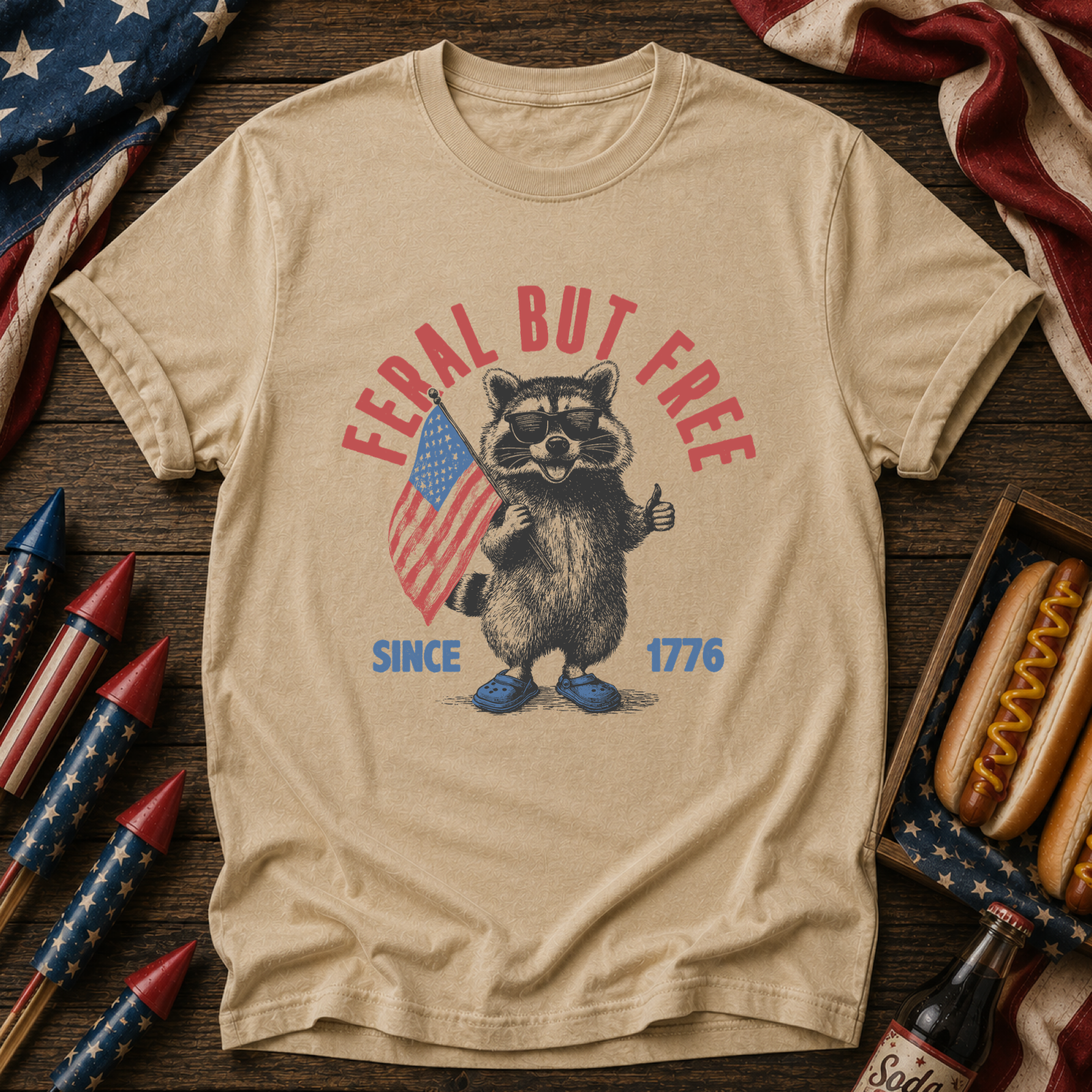 Feral But Free Graphic Tee