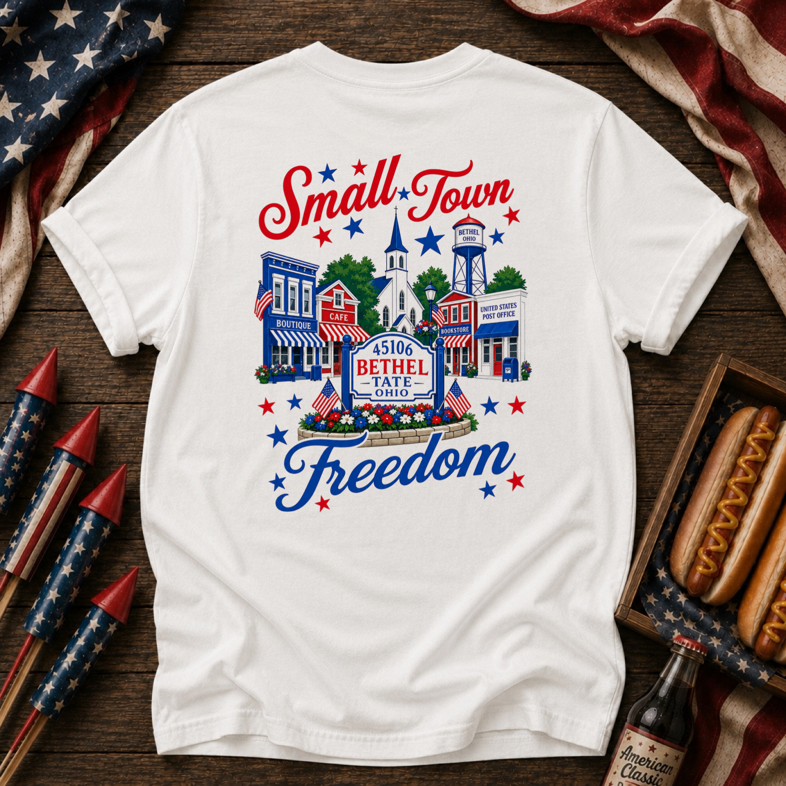 Bethel-Tate “Small Town Freedom” Comfort Colors® Tee